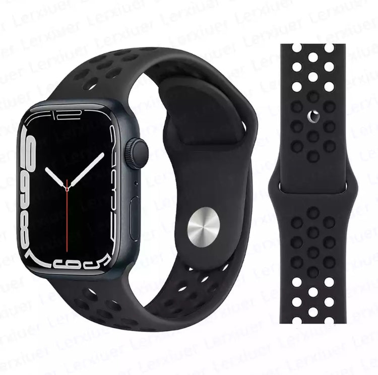 Signature Nike Apple Watch Silicone Sport Bands with Breathable Linings- for Selected Apple Watch 40mm Size - Super Savings Technologies Co.,LTD Signature Nike Apple Watch Silicone Sport Bands with Breathable Linings- for Selected Apple Watch 40mm Size - Super Savings Technologies Co.,LTD